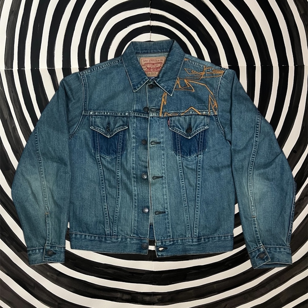 Levi x Futura Laboratories 39meg denim jacket and pant set 2005 - Picture 4 of 16
